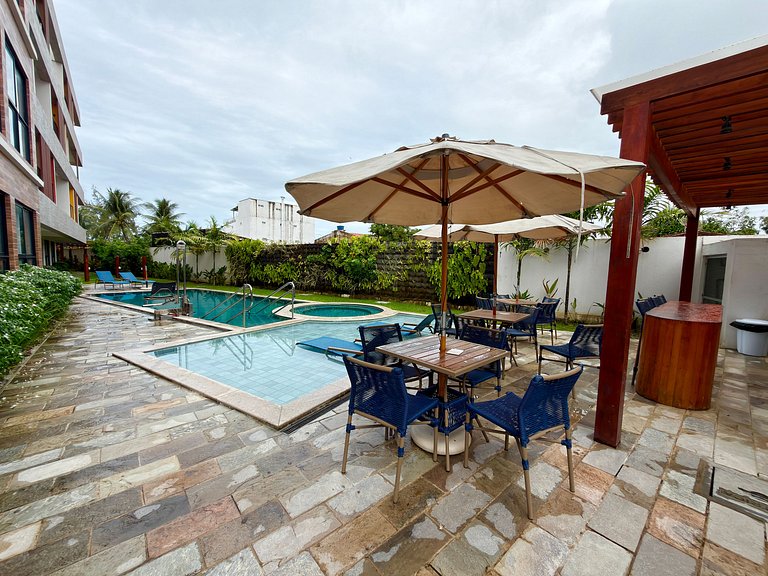 Apt a 20m da Mar! Rooftop com Piscina em Tamandaré | Maré Al