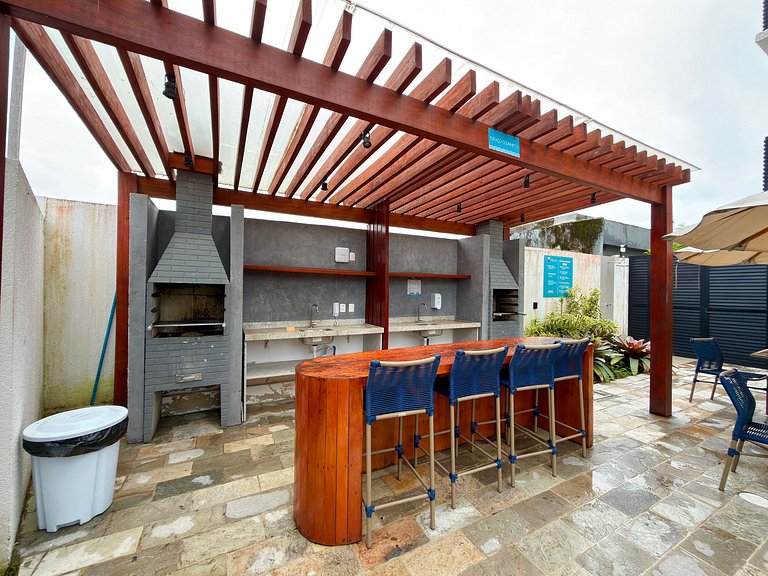 Apt a 20m da Mar! Rooftop com Piscina em Tamandaré | Maré Al