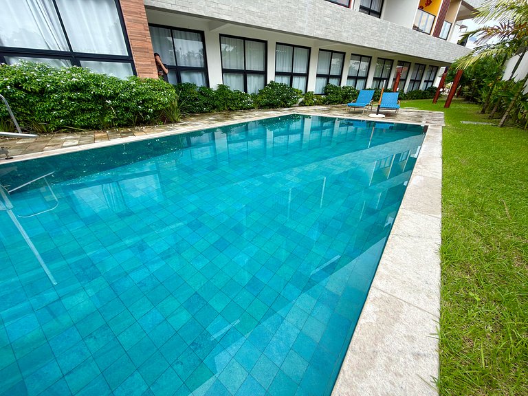 Apt a 20m da Mar! Rooftop com Piscina em Tamandaré | Maré Al