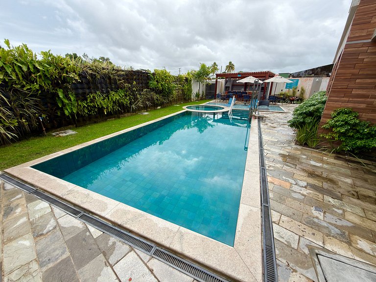 Apt a 20m da Mar! Rooftop com Piscina em Tamandaré | Maré Al