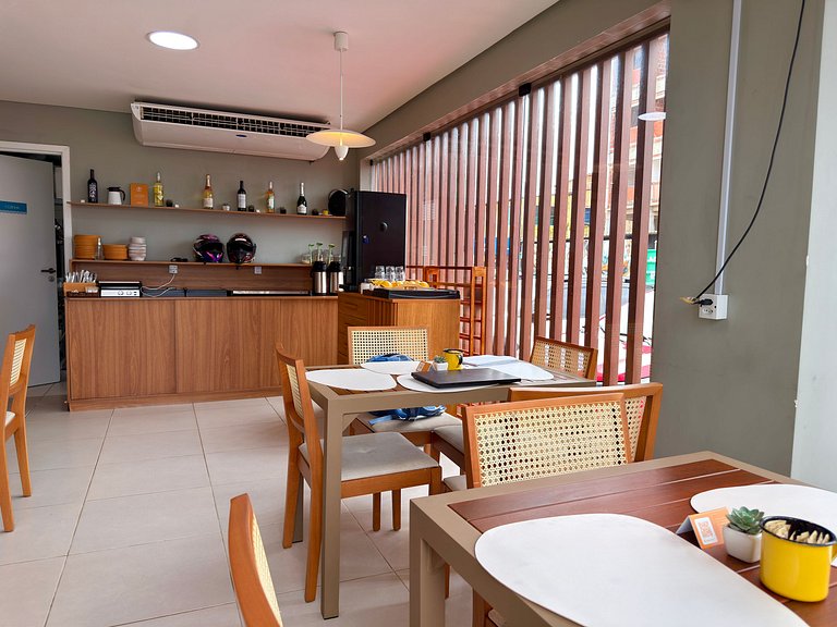 Apt a 20m da Mar! Rooftop com Piscina em Tamandaré | Maré Al