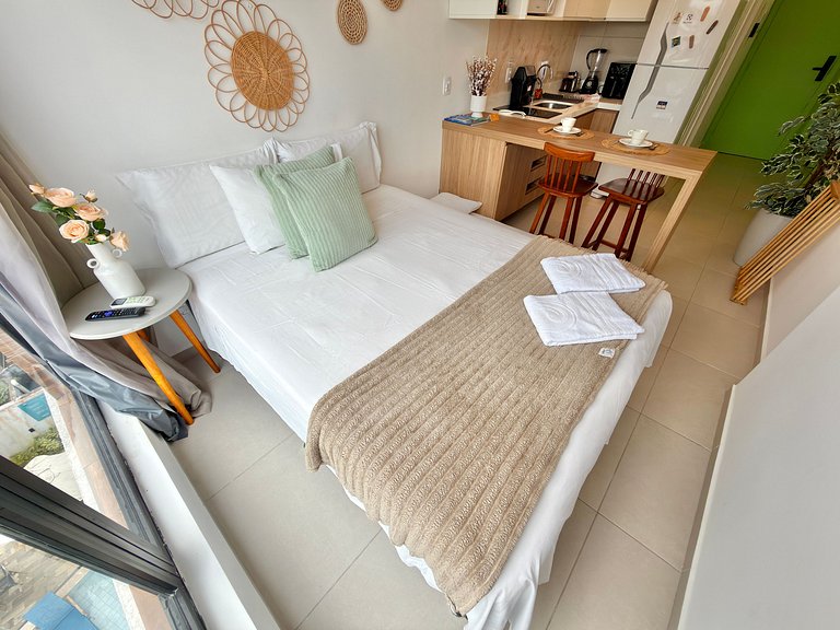 Apt a 20m da Mar! Rooftop com Piscina em Tamandaré | Maré Al
