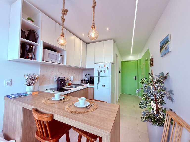 Apt a 20m da Mar! Rooftop com Piscina em Tamandaré | Maré Al