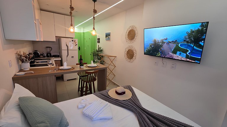 Apt a 20m da Mar! Rooftop com Piscina em Tamandaré | Maré Al