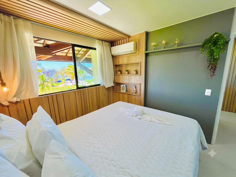 3Qts Pé na Areia com Vista Paradisíaca | Itah I301 - Muro Al
