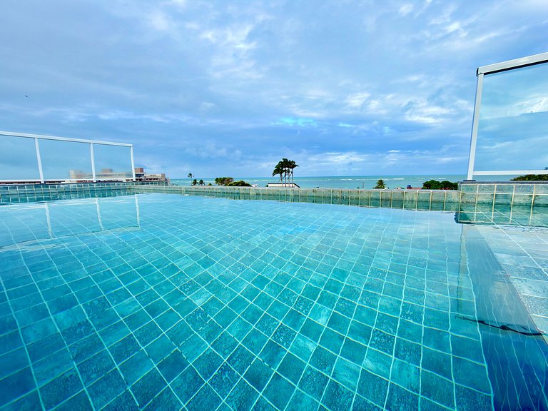 Apt a 50m da Mar! Rooftop com Piscina em Tamandaré | Miray 1