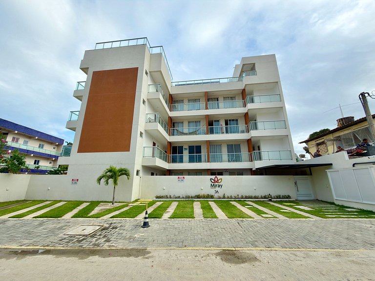 Apt a 50m da Mar! Rooftop com Piscina em Tamandaré | Miray 1