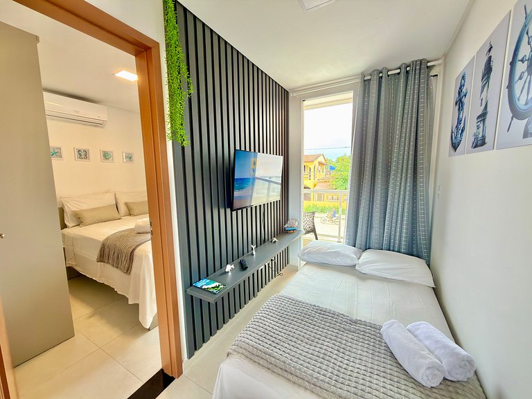 Apt a 50m da Mar! Rooftop com Piscina em Tamandaré | Miray 1