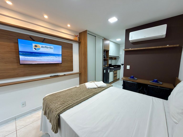 Apt com Varanda a 300m do Mar - Porto de Galinhas | Cupe Gar