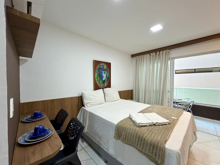 Apt com Varanda a 300m do Mar - Porto de Galinhas | Cupe Gar