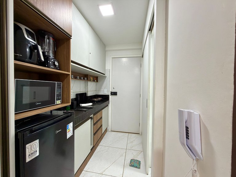 Apt com Varanda a 300m do Mar - Porto de Galinhas | Cupe Gar