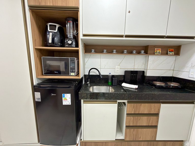 Apt com Varanda a 300m do Mar - Porto de Galinhas | Cupe Gar
