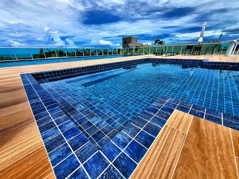 Apt com Varanda a 300m do Mar - Porto de Galinhas | Cupe Gar