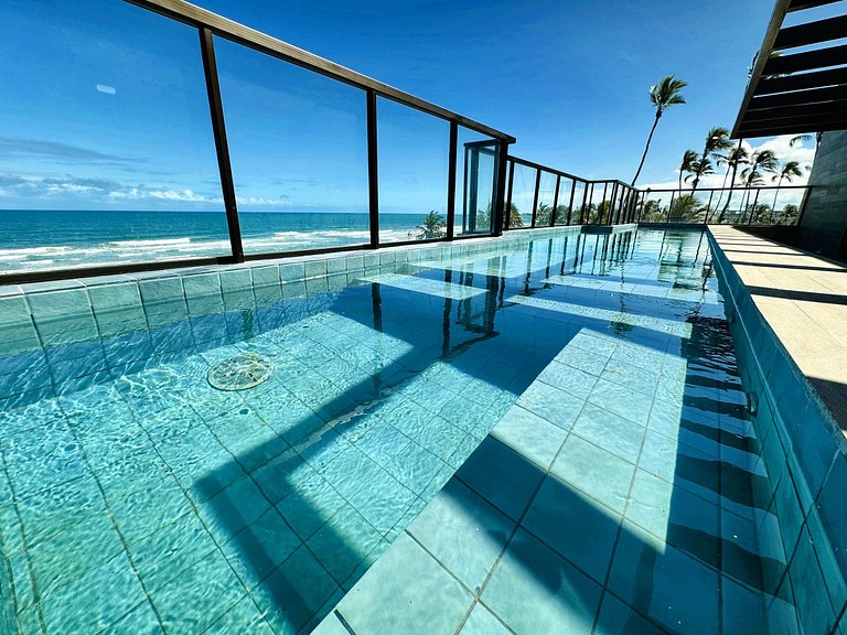 Luxuoso e Completo 2Qts Beira-Mar - Qt c/ Banheira