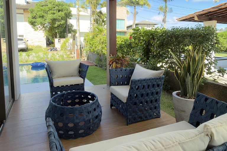 Casa 6 Suítes c/ Piscina na Beira-Mar de Muro Alto | Privê B