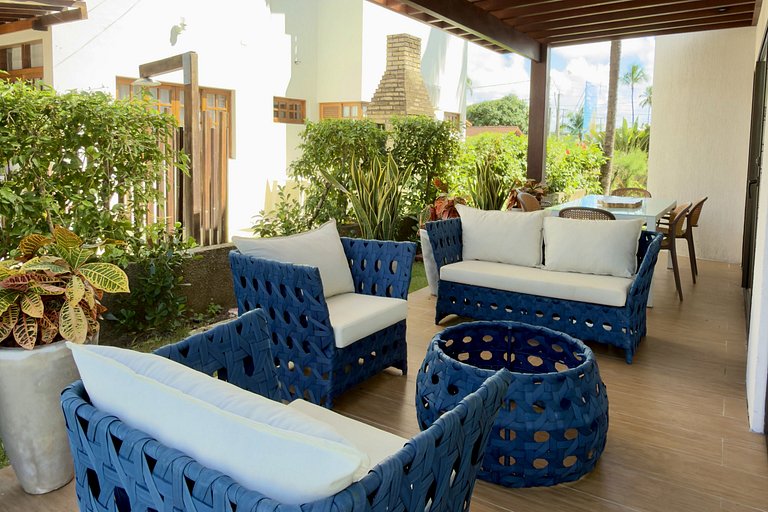 Casa 6 Suítes c/ Piscina na Beira-Mar de Muro Alto | Privê B
