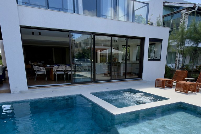 Casa 6 Suítes c/ Piscina na Beira-Mar de Muro Alto | Privê B