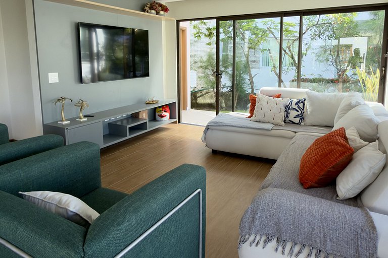 Casa 6 Suítes c/ Piscina na Beira-Mar de Muro Alto | Privê B