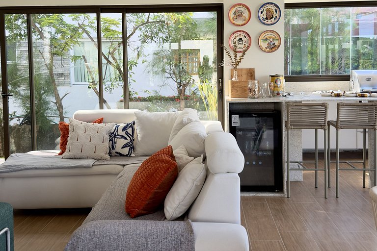 Casa 6 Suítes c/ Piscina na Beira-Mar de Muro Alto | Privê B