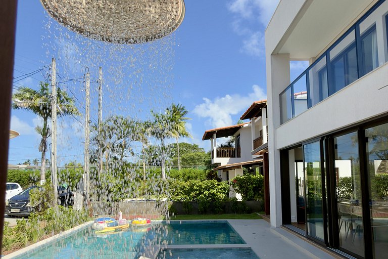 Casa 6 Suítes c/ Piscina na Beira-Mar de Muro Alto | Privê B