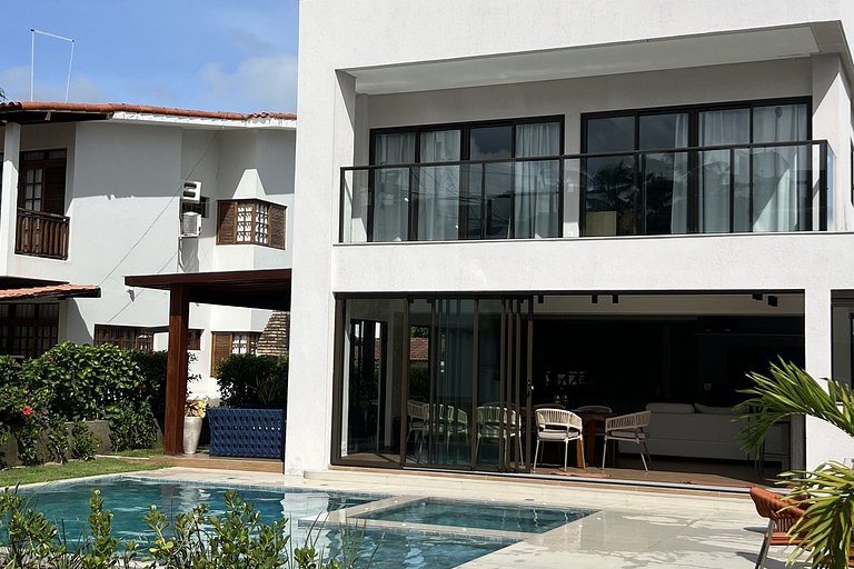Casa 6 Suítes c/ Piscina na Beira-Mar de Muro Alto | Privê B