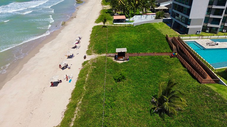 Charmoso Flat Pé na Areia em Carneiros | NoMar C105 - By Anf