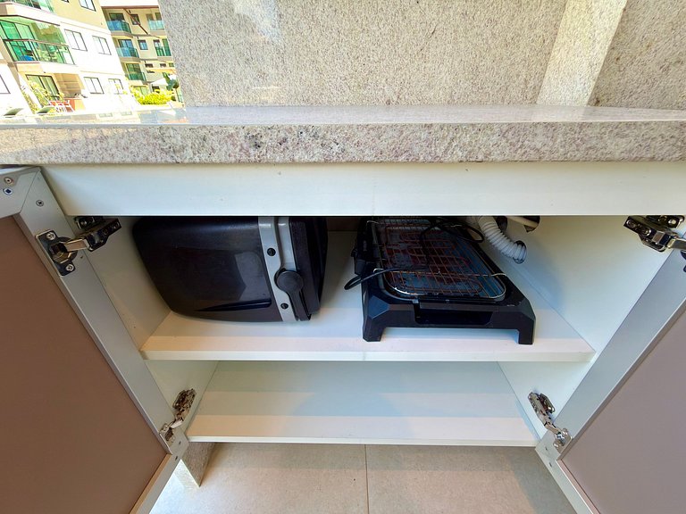 Térreo 2Qt Beira-Mar Vista Piscina |Muro Alto Itah E003 - By