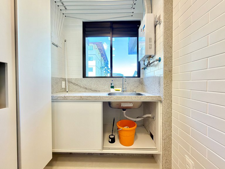 Térreo 2Qt Beira-Mar Vista Piscina |Muro Alto Itah E003 - By