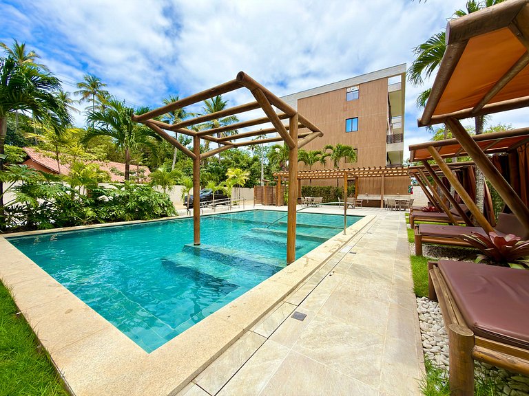 Terréo 2Qt c/ Piscina Privada em Carneiros | Amura C105 - By