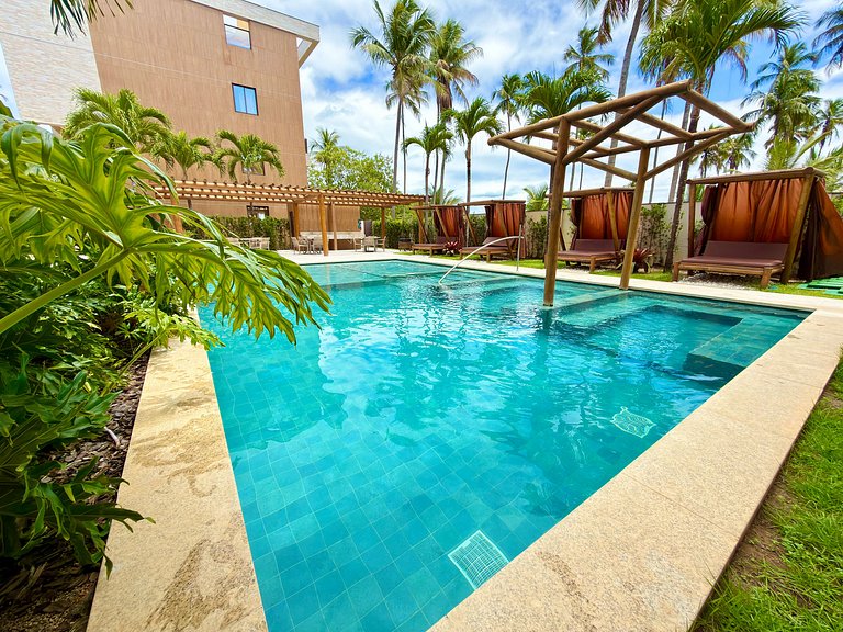 Terréo 2Qt c/ Piscina Privada em Carneiros | Amura C105 - By