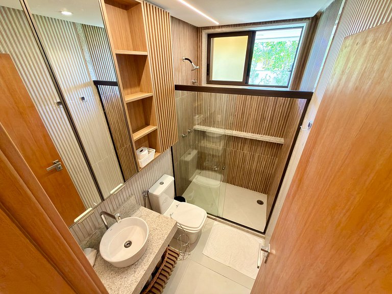 Terréo 2Qt c/ Piscina Privada em Carneiros | Amura C105 - By