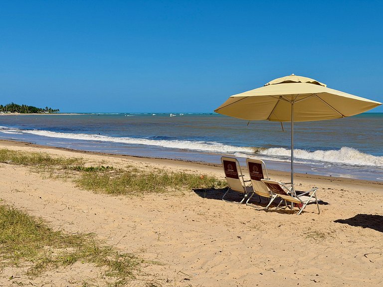 Terréo 2Qt Beira-Mar c/ Vista da Ilha Santo Aleixo | Serramb