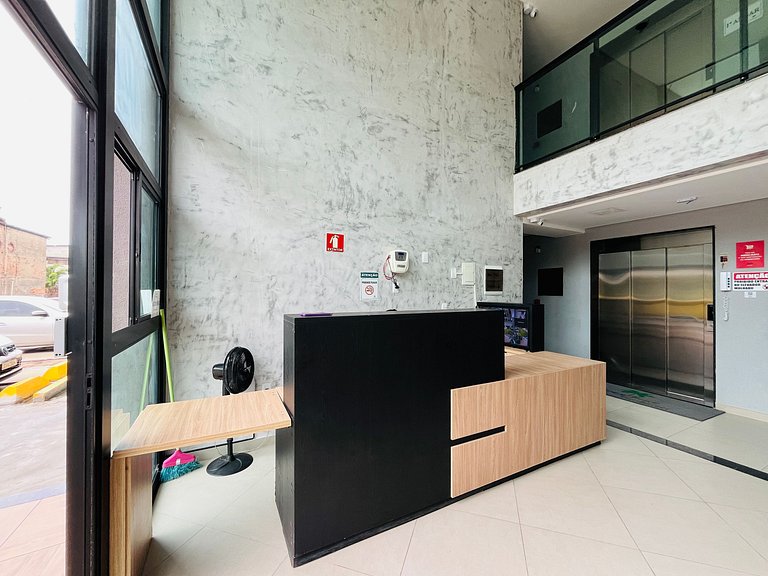 Flat 50m do Mar com Varanda e Rooftop em Maracaípe | Maraca