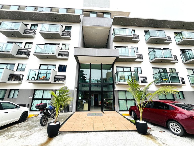 Flat 50m do Mar com Varanda e Rooftop em Maracaípe | Maraca