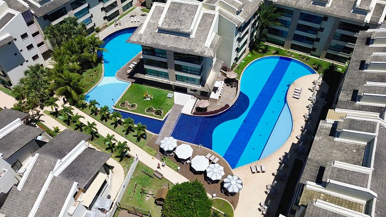 2Qt Pé na Areia c/ Vista Mar em Muro Alto | Ekoara
