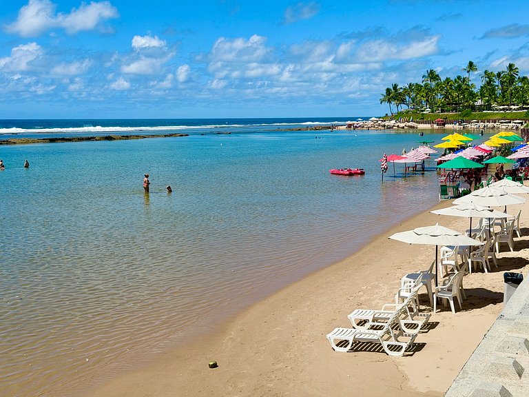 2Qt Pé na Areia c/ Vista Mar em Muro Alto | Ekoara