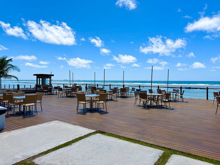 2Qt Pé na Areia c/ Vista Mar em Muro Alto | Ekoara C229 - By
