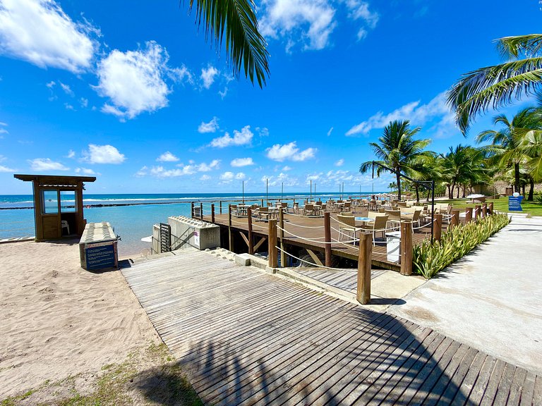 2Qt Pé na Areia c/ Vista Mar em Muro Alto | Ekoara C229 - By