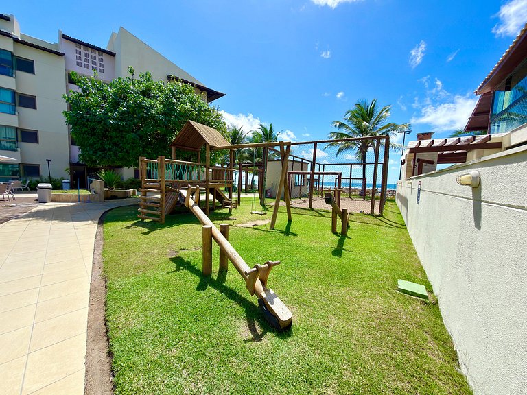 2Qt Pé na Areia c/ Vista Mar em Muro Alto | Ekoara C229 - By