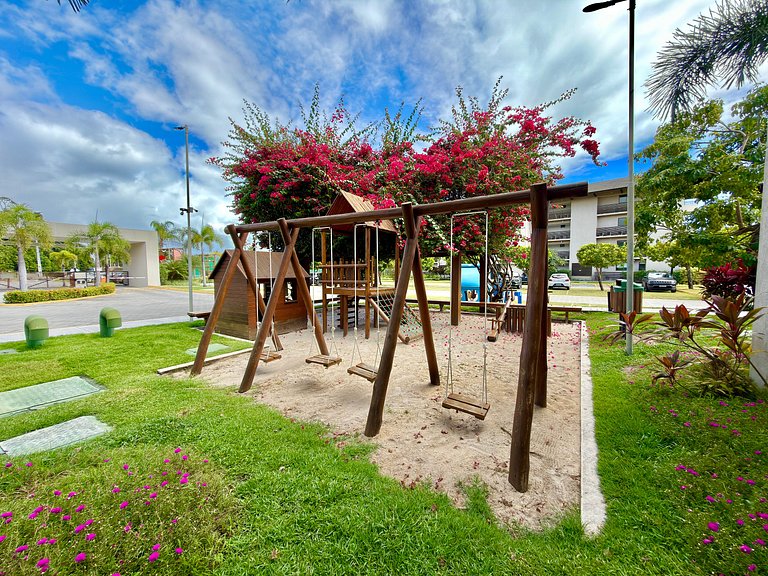 Térreo 2Qt Beira-Mar c/ Jardim | Muro Alto Ecolife H002 - By
