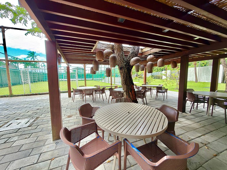 Térreo 2Qt Beira-Mar c/ Jardim | Muro Alto Ecolife H002 - By
