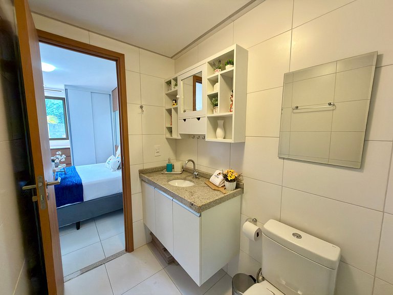 Térreo 2Qt Beira-Mar c/ Jardim | Muro Alto Ecolife H002 - By