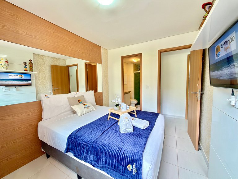 Térreo 2Qt Beira-Mar c/ Jardim | Muro Alto Ecolife H002 - By