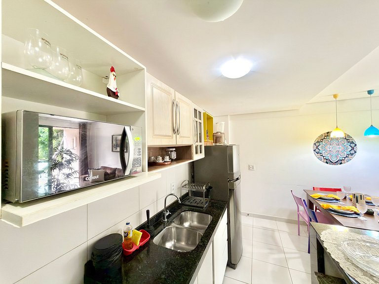 Térreo 2Qt Beira-Mar c/ Jardim | Muro Alto Ecolife H002 - By