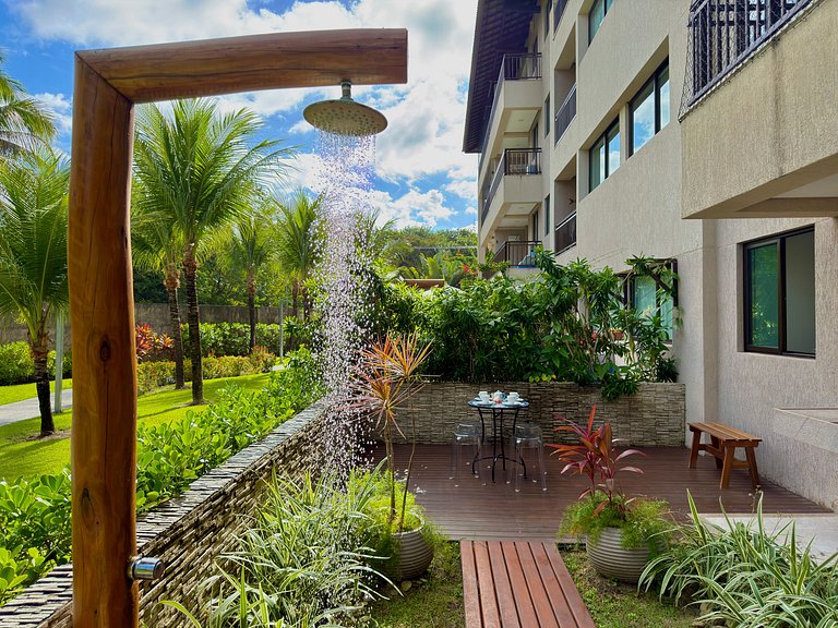 Térreo 2Qt Beira-Mar c/ Jardim | Muro Alto Ecolife H002 - By