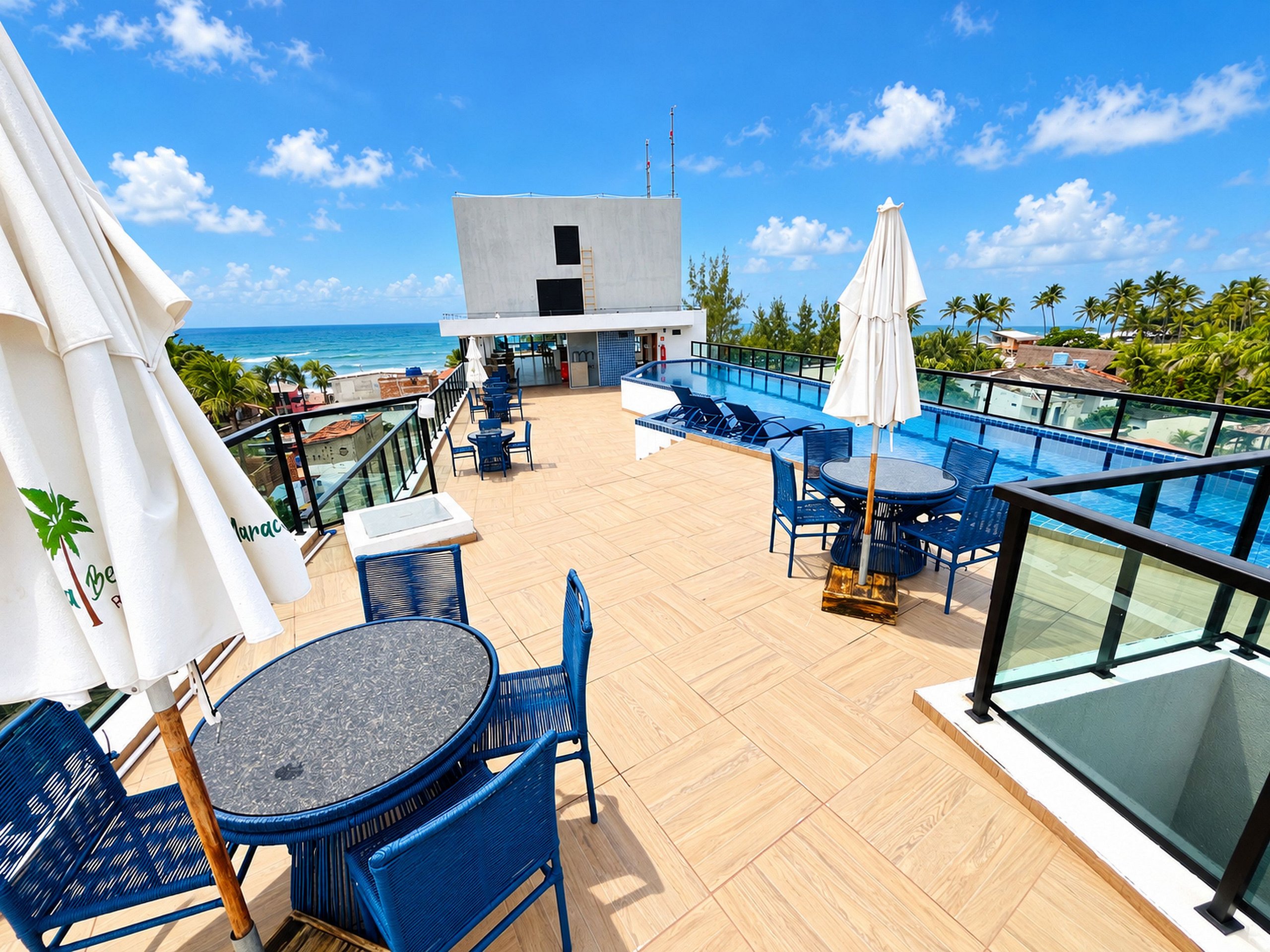 Piscina do rooftop