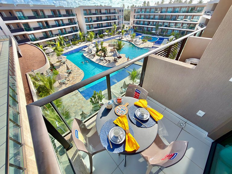 Flat em Muro Alto c/ Vista da Piscina | Malia A304