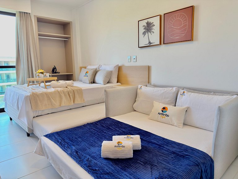 Flat em Muro Alto c/ Vista da Piscina | Malia A304
