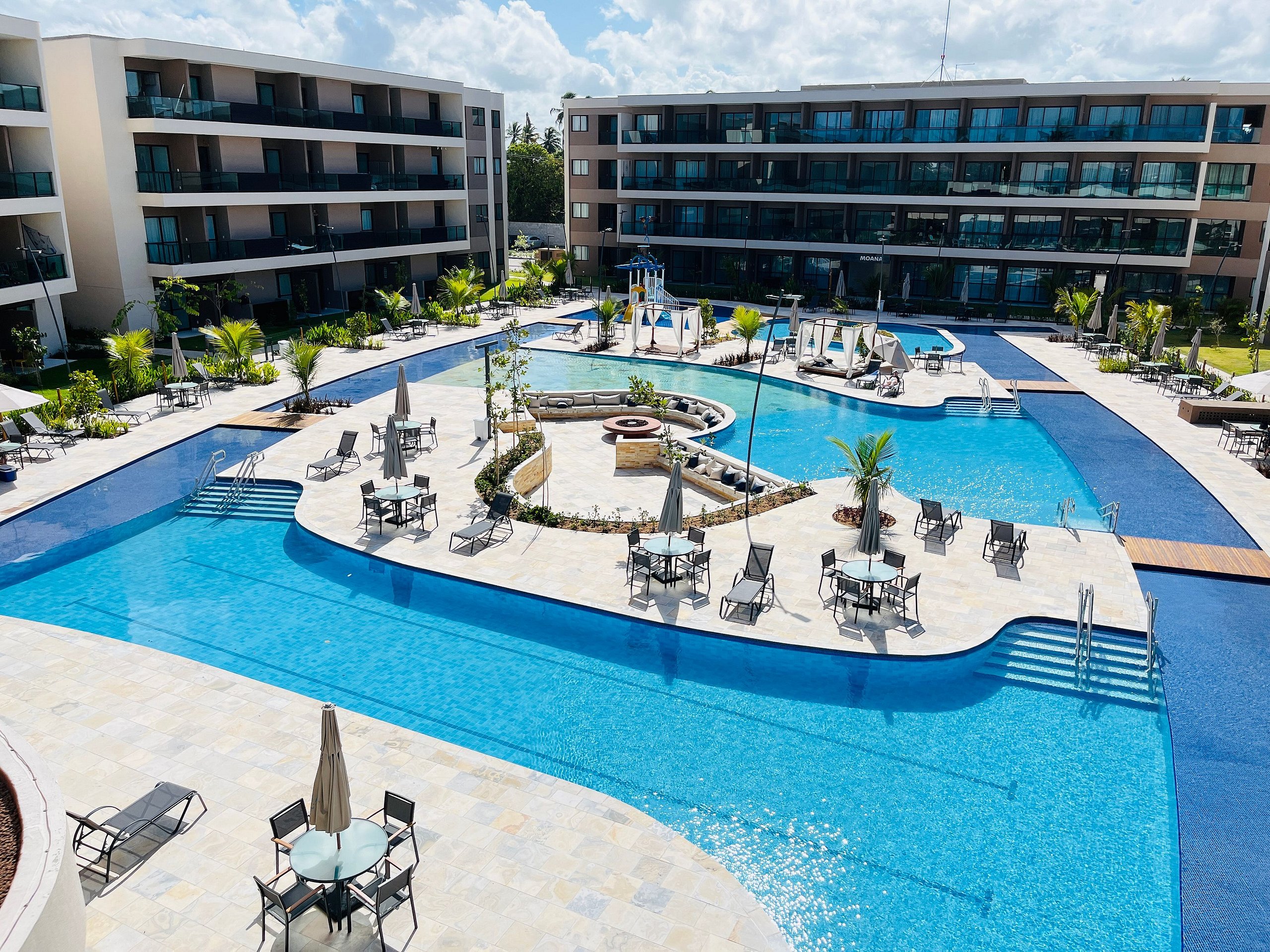 Vista da piscina