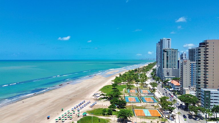 Apt Beira-Mar c/ Vista em Boa Viagem | Beach Class Executive